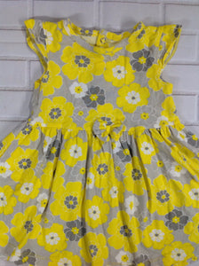 Child of Mine Gray & Yellow Dress
