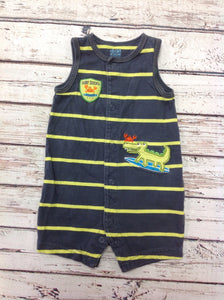 Child of Mine Gray & Yellow One Piece