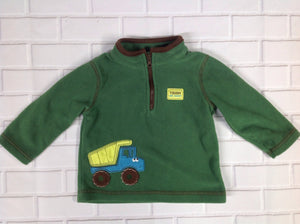 Child of Mine Green & Brown Dump Truck Top