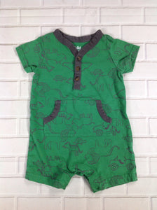 Child of Mine Green Print One Piece