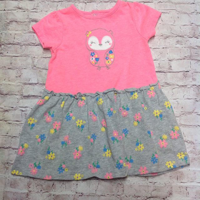 Child of Mine Pink & Gray Dress