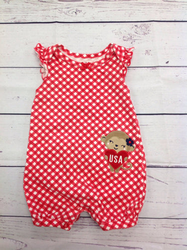 Child of Mine Red & White One Piece
