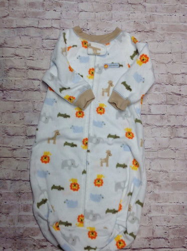 Child of Mine White & Brown Sleep Sack
