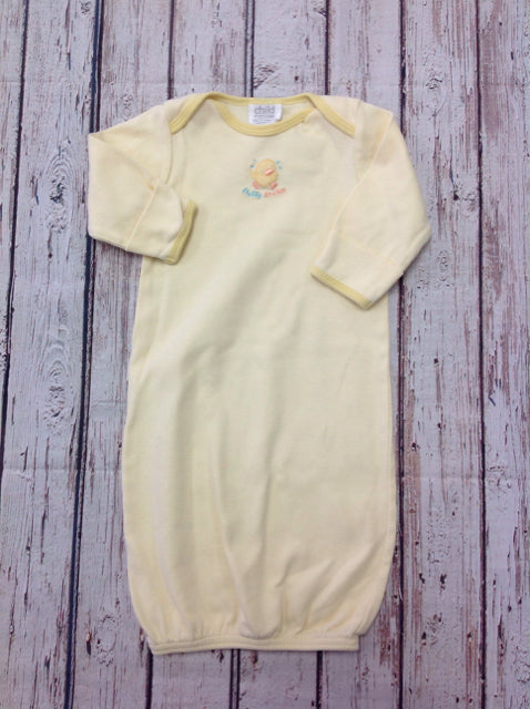Child of Mine Yellow Print Gown