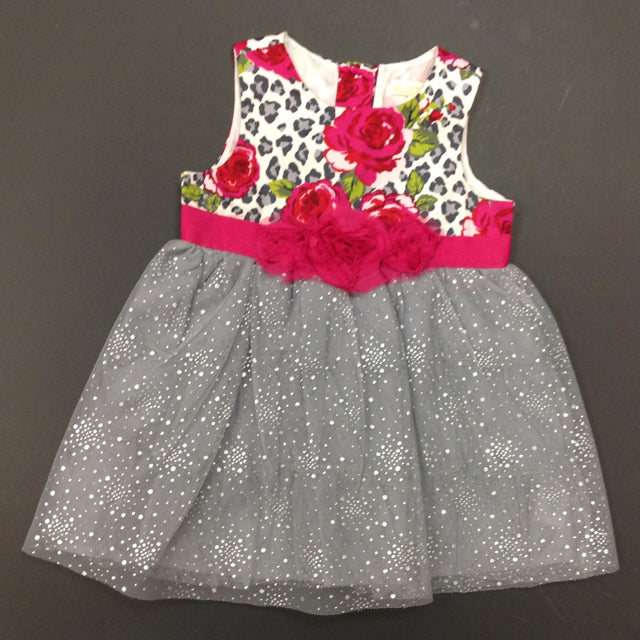 Children's Place Gray & Pink Dress