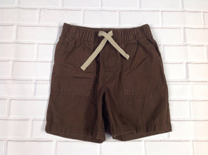 Circo Brown & Tan Solid Shorts