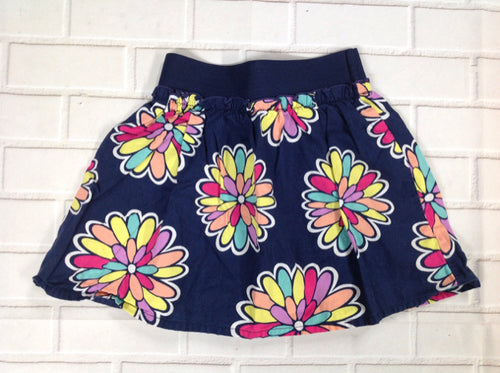 Circo Navy Print Floral Skirt