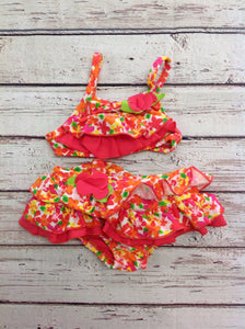 Circo Pink & Orange Swimwear