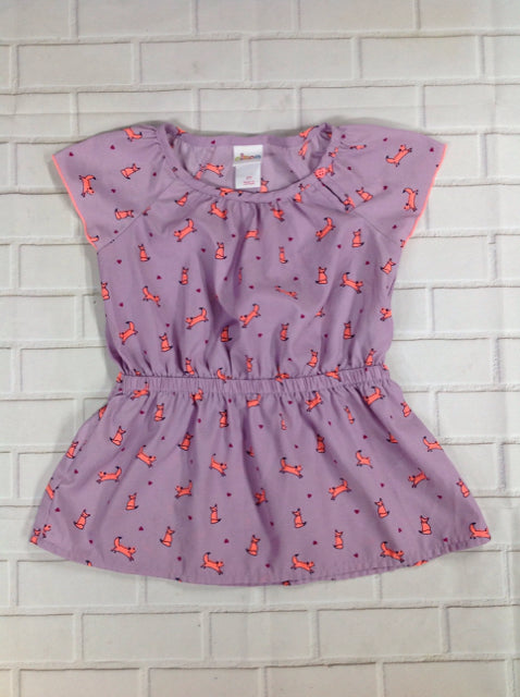 Circo Purple Print Fox Top