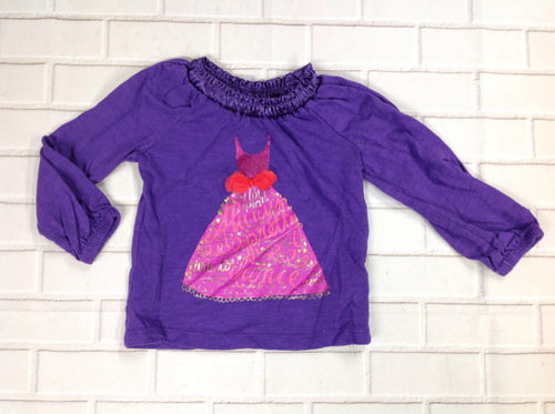 Circo Purple Print Top