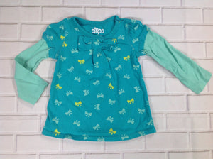 Circo TEAL PRINT Top