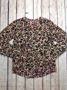 Climate Right Brown & Pink Top