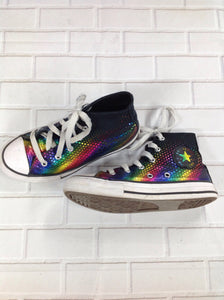 Converse Black Print Sneakers
