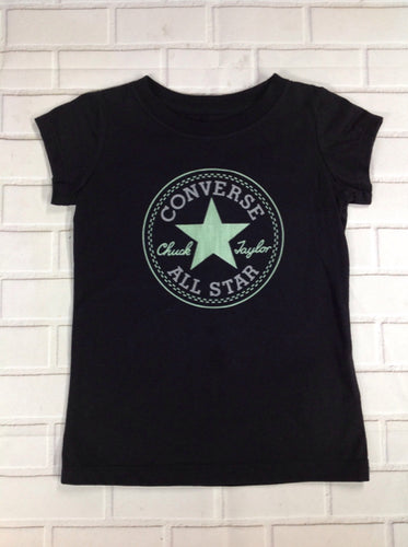 Converse Black Print Top