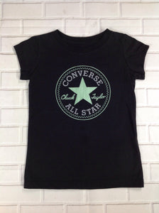 Converse Black Print Top