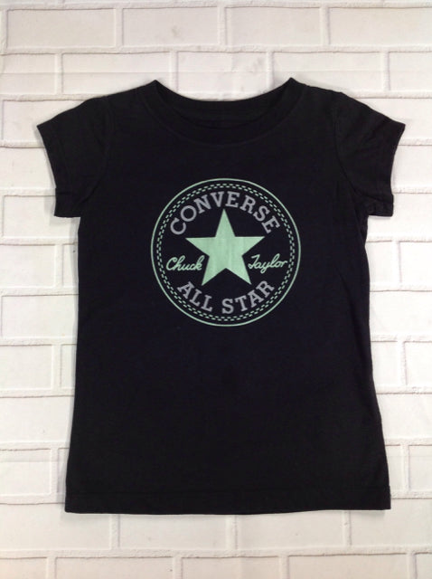 Converse Black Print Top