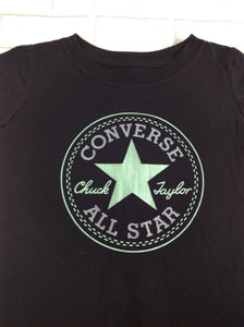 Converse Black Print Top