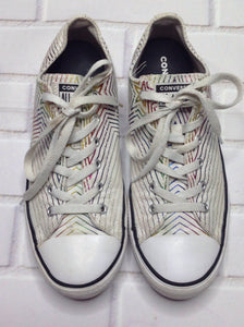 Sanuk Shoes Girls Size 10 Turquoise Zebra Stripes