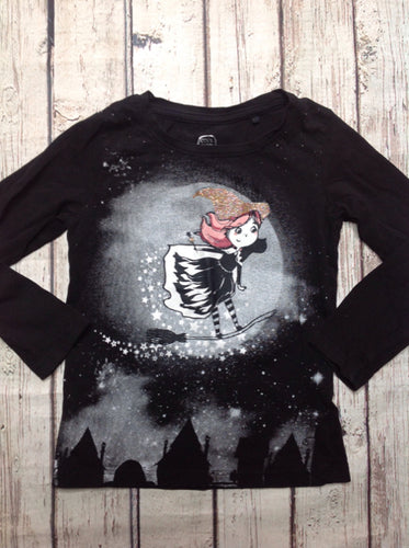 Cool Club Black Print Witch Top
