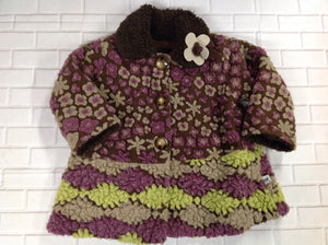 Corky & Company Brown & Purple Coat