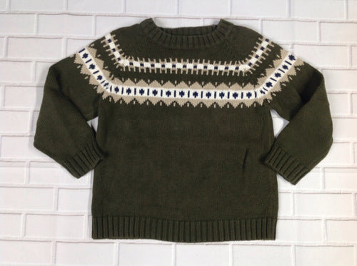 Covington Green Print Sweater