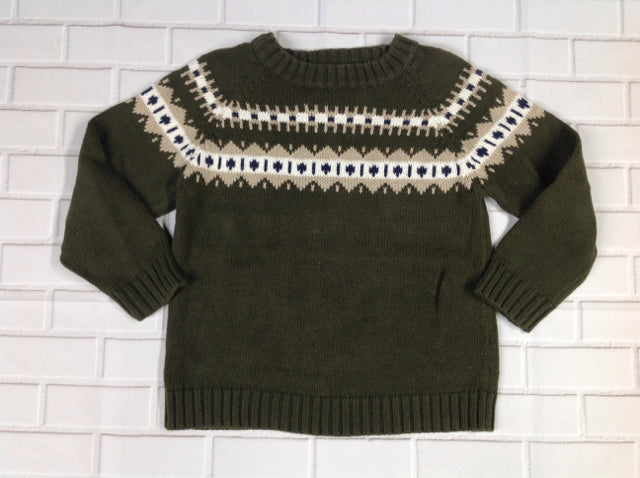 Covington Green Print Sweater