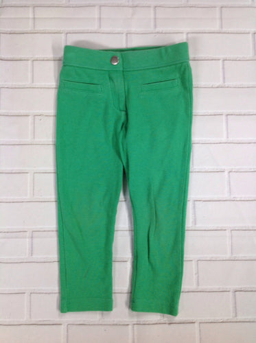 Crew Cuts Green Solid Pants