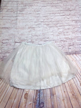 Crew Cuts Off-White & Gray Skirt