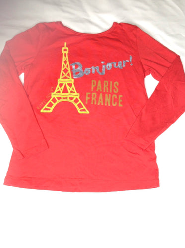 Crew Cuts Red Print Top