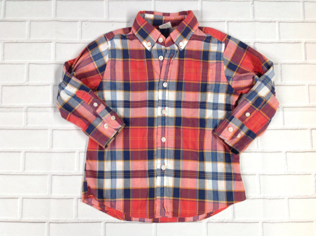 Crew Cuts Red Print Top