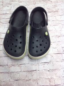 Crocs Black & Green Crocs