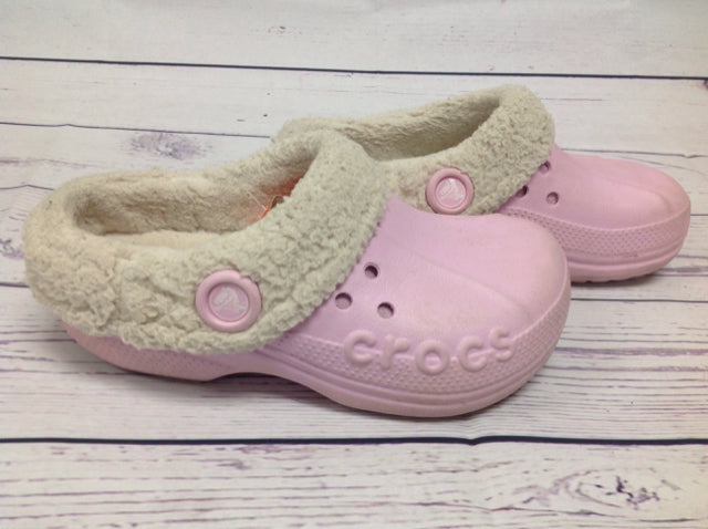 Crocs Pink & Cream Crocs