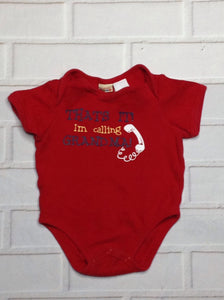 Cuddle Bear Red & Blue Top