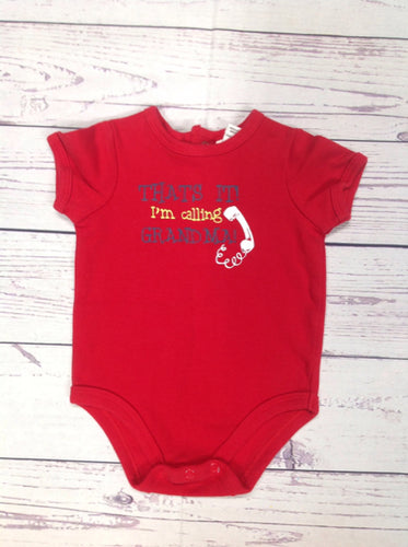 Cuddle Bear Red Print Top