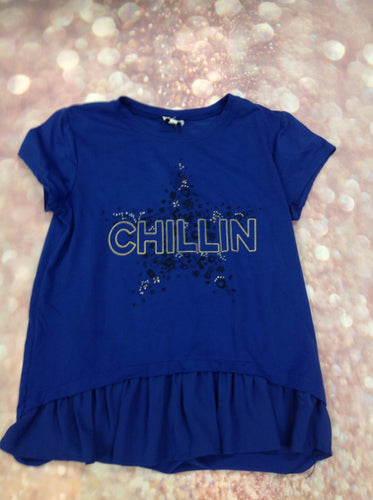 D. SIGNED Blue Print Top