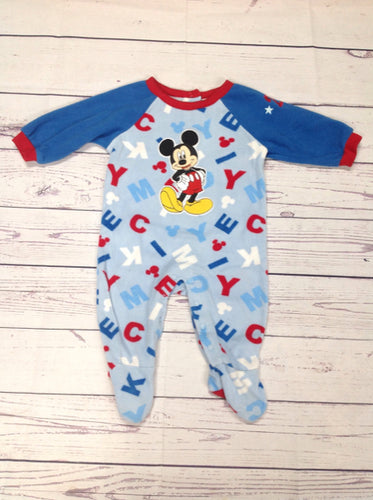 DISNEY BABIES Blue Mickey  Mouse Pajamas