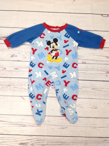 DISNEY BABIES Blue Mickey  Mouse Pajamas