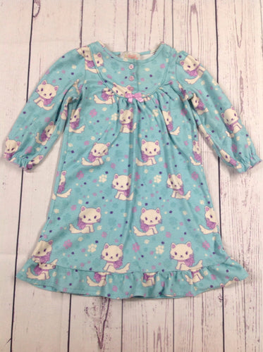 DOLLIE & ME Blue Print Cats Sleepwear