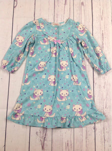 DOLLIE & ME Blue Print Cats Sleepwear