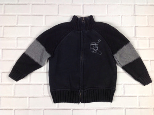DRIVING FORCE Black & Gray Top