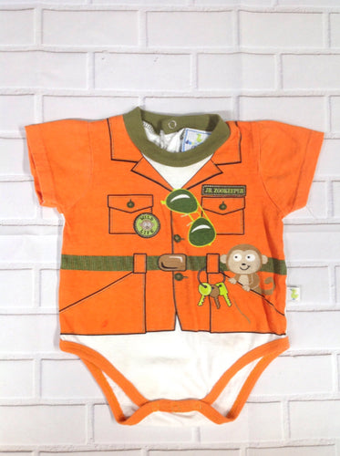 DUCK DUCK GOOSE Orange Print Top