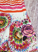 Desigual White Print Skirt