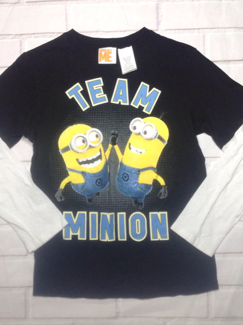 Despicable Me Black & White Minions Top