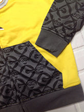Despicable Me Yellow & Gray ZIP-UP WITH HOOD Top