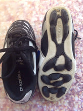 Diadora Black & White Cleats Toddler Size 10