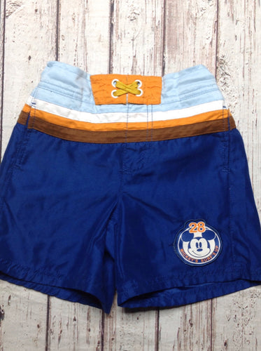 Disney BLUE & ORANGE Mickey  Mouse Swimwear