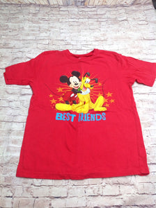 Disney Barn Red Mickey & Pluto Top