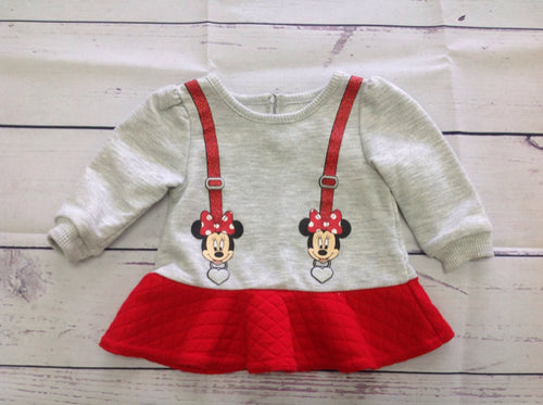 Disney GRAY & RED Top