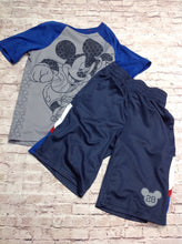 Disney Navy Print Mickey  Mouse 2 pc set