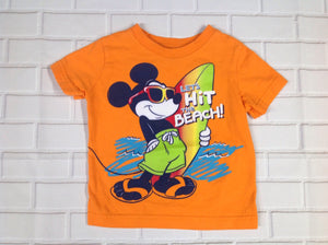 Disney Orange Print Top
